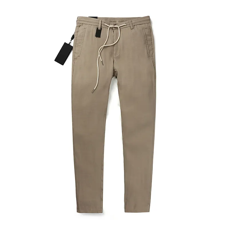 High quality drawstring casual chino pants men's trousers suppliers and manufacturers
