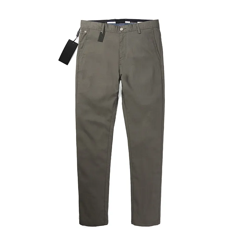 China OEM wholesale high quality slim chino pants men's trousers manufacturers
